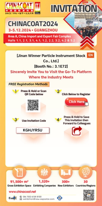 El analizador de tamaño de partículas ganador se reúne con usted en CHINACOAT 2024 El analizador de tamaño de partículas ganador se reúne con usted en CHINACOAT 2024